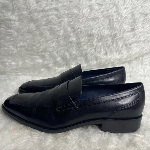 NWOB Cole Haan Mens Loafer Dress Shoes Black Penny Slip On Size 11