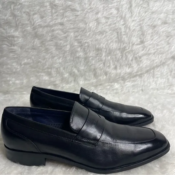 NWOB Cole Haan Mens Loafer Dress Shoes Black Penny Slip On Size 11