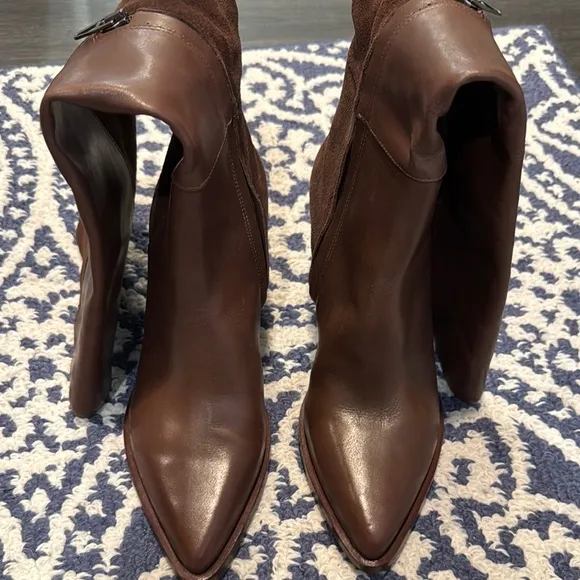 NWOB Dolce Vita Brown Leather Kristy Boots