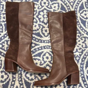 NWOB Dolce Vita Brown Leather Kristy Boots