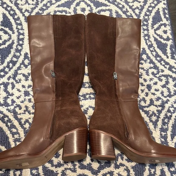NWOB Dolce Vita Brown Leather Kristy Boots