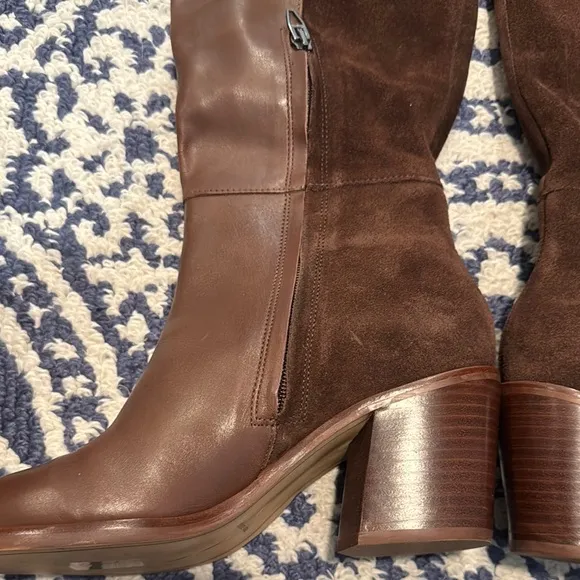 NWOB Dolce Vita Brown Leather Kristy Boots