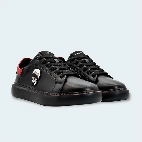 NWOB KARL LAGERFELD PARIS Men's SHOES 12 M Phylon Sole Leather Sneaker LIGHT