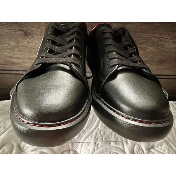 NWOB KARL LAGERFELD PARIS Men's SHOES 12 M Phylon Sole Leather Sneaker LIGHT