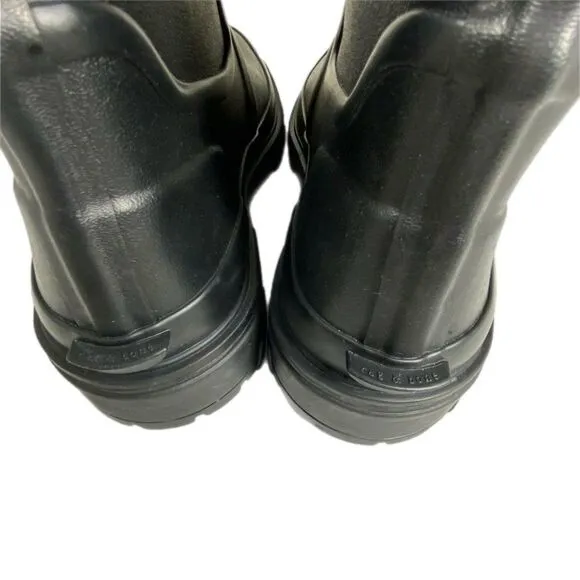 NWOB rag &amp; bone Shiloh Chunky Heel Rubber Ankle Rain Boots Size 41
