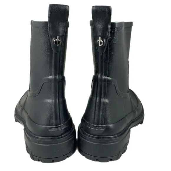 NWOB rag &amp; bone Shiloh Chunky Heel Rubber Ankle Rain Boots Size 41