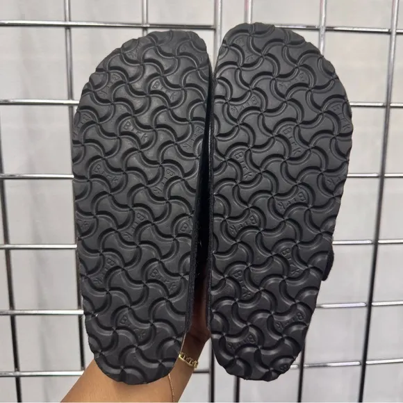 NWOT Birkenstock Wool Felt Clog Women's Gray Slip-On Shoes EU 37