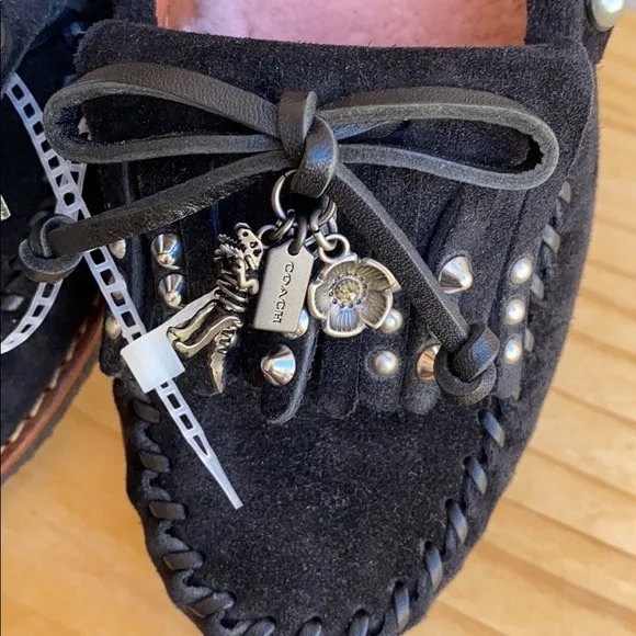 NWOT COACH Roccasin slip on shoes