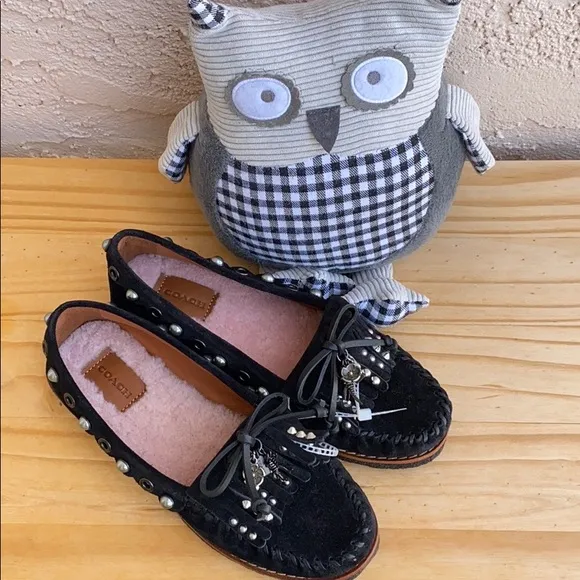 NWOT COACH Roccasin slip on shoes