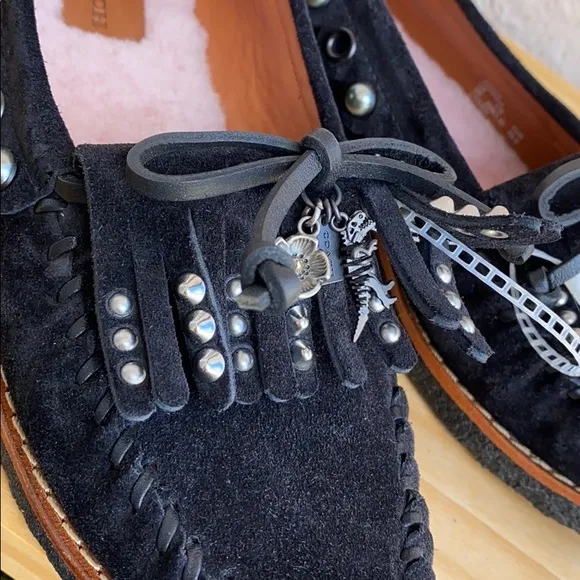 NWOT COACH Roccasin slip on shoes