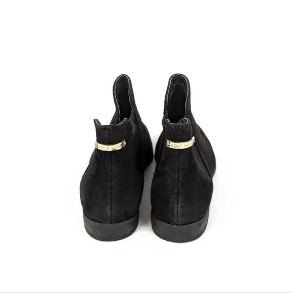 NWOT Cole Hann Womens Shoes Black Harlyn Bootie Classic Ankle Boot Size 5