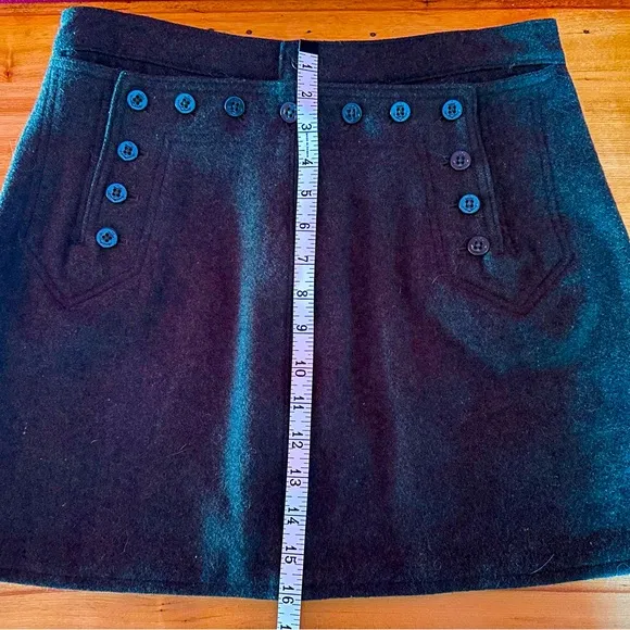 💚NWOT green Vintage Abercrombie &amp; Fitch wool blend mini, size Medium