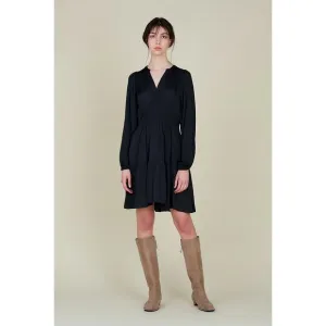 NWOT Sexy Grade &amp; Gather Stunning Long Sleeve Satin Mini Dress Small