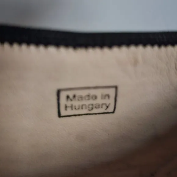 NWOT Waldläufer Black Suede/Leather Heeled Slip On Shoes, EU 5.5