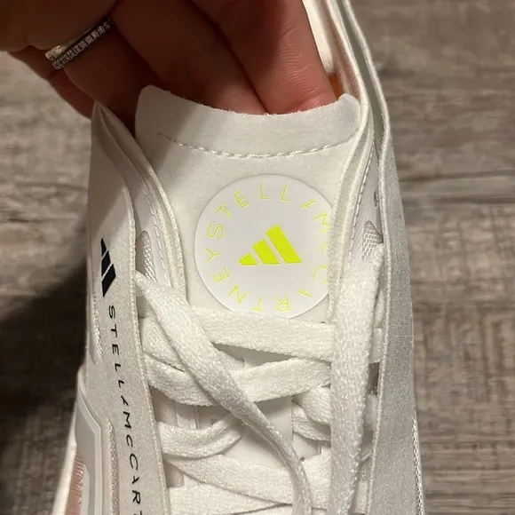 NWT Adidas by Stella McCartney Ultraboost 5 Shoes - White/Orange - IE8770