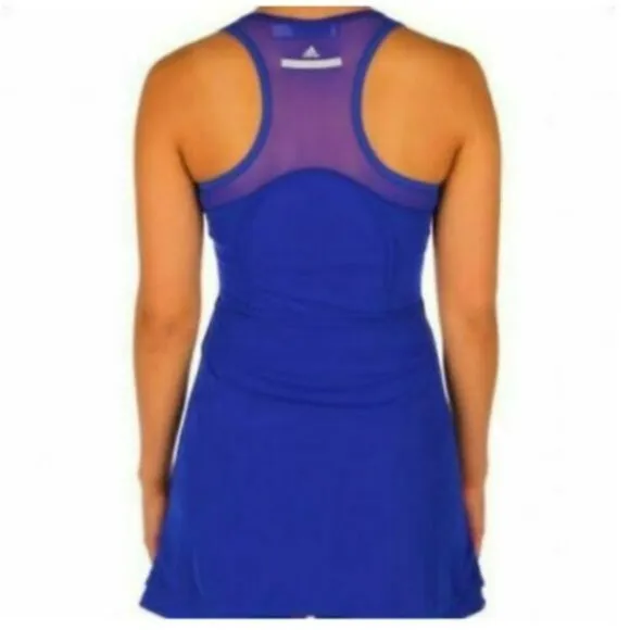NWT ADIDAS Stella McCartney Blue Tennis Dress w/ Bra skirt XS