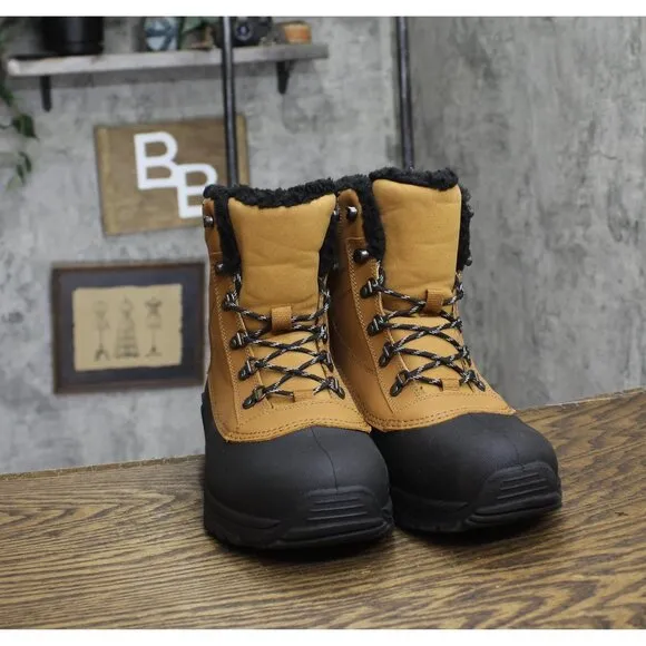 NWT All In Motion Mens Blaise Winter Boots 91112082 Chestnut Brown 8