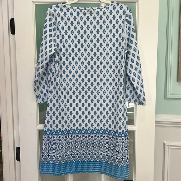 NWT Cabana Life Seascape Cabana Shift Dress | L