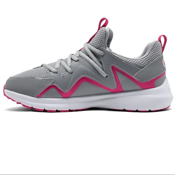 NWT-Champion® Ripple A Kids' Sneakers-Style:RIPPLE A-Color:Grey/Fuchsia.