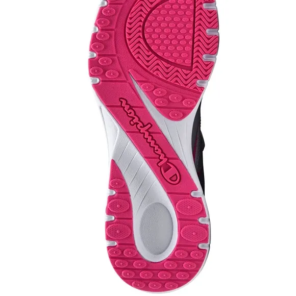 NWT-Champion® Ripple A Kids' Sneakers-Style:RIPPLE A-Color:Grey/Fuchsia.