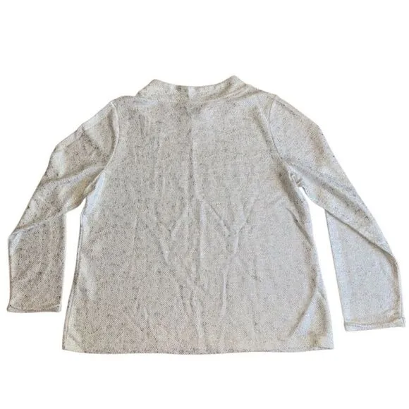 NWT Chico's Womens Shine Bright Pullover Top in Antique White Size 3 (XL)