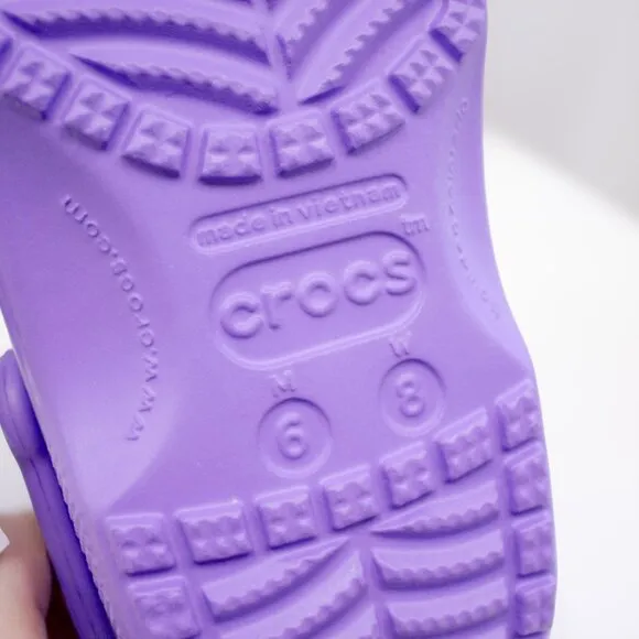 NWT CROCS Classic Clogs Women's 8, Galaxy Color, Slingback Sandals Comfort Shoes