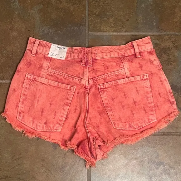 NWT Free People We The Free Mixed Emotions High Rise Shorts