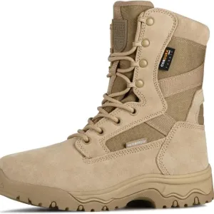 NWT FREE SOLDIER SUEDE LEATHER MILITARY TACTICAL WATERPROOF COMBAT BOOTS 8
