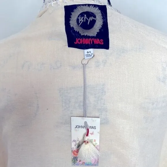 NWT! JOHNNY WAS Aro Poncho One Size