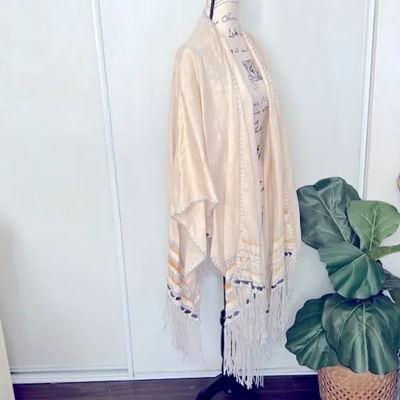 NWT! JOHNNY WAS Aro Poncho One Size
