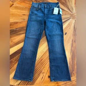 NWT Mother “The Insider Crop” jeans in Twilight Magic - size 24