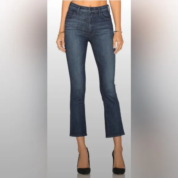 NWT Mother “The Insider Crop” jeans in Twilight Magic - size 24