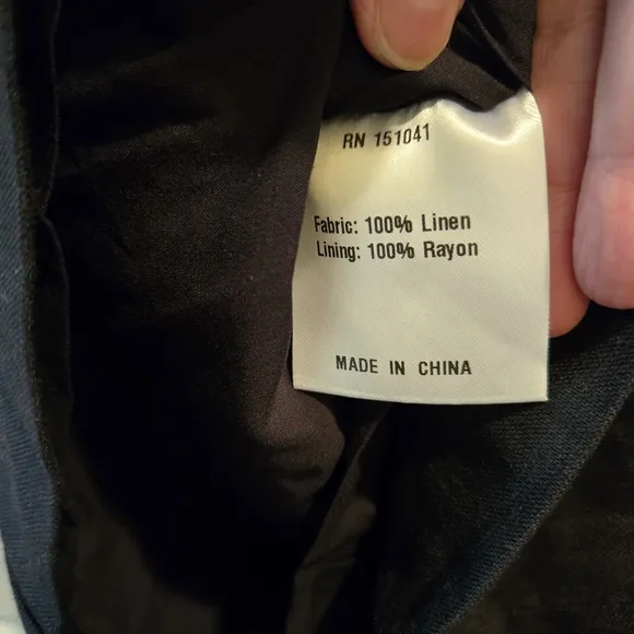 NWT OPT Dress 6 Mini Boat High Neckline Aspen Black 100% Linen Sleeveless Aline