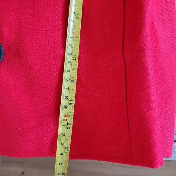 NWT Ralph Lauren 100% Linen Red Blazer Jacket Womens Size 14