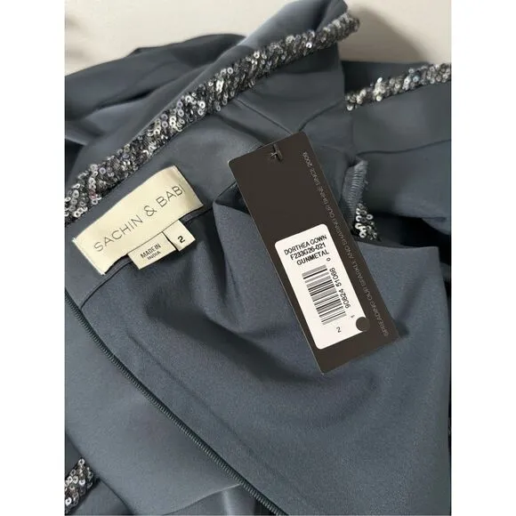 NWT SACHIN &amp; BABI Dorthea Gown Size 2