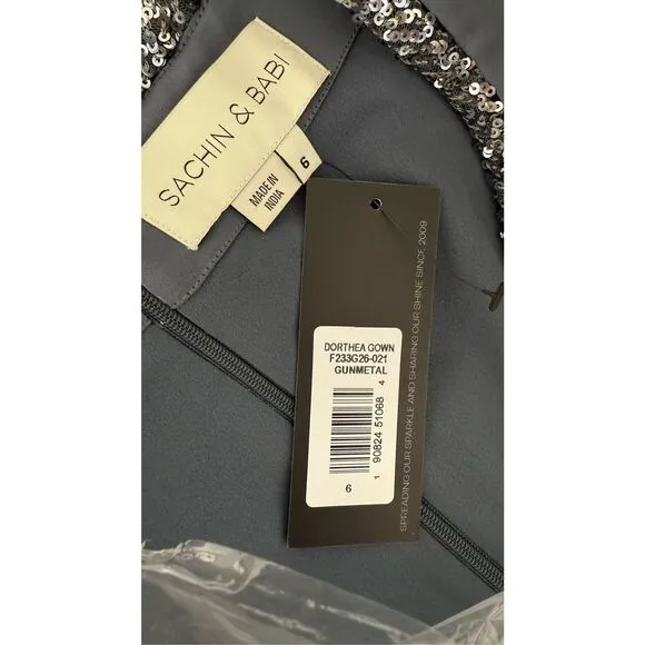 🚨NWT SACHIN &amp; BABI Dorthea Gown Size 6
