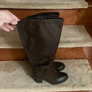 NWT SOUL NATURALIZER All Man Made Genuine Leather Women’s Tall Boots Size 7M