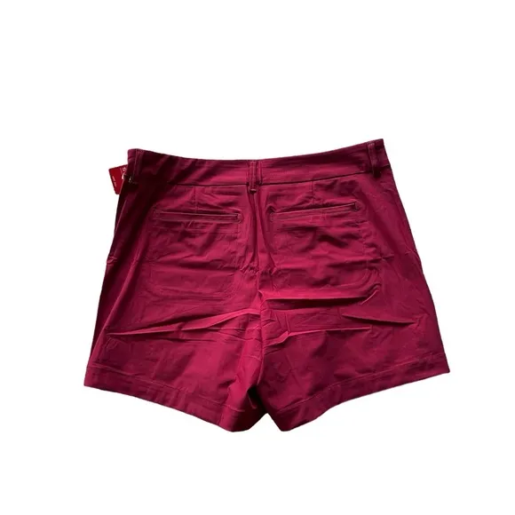 NWT SPANXSunshine Shorts, 6&quot; COLOR: DARK CHERRY UPF 50 