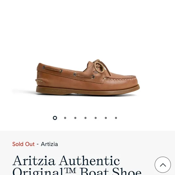 NWT: Sperry x Aritzia Authentic Original™ Brown Boat Shoe