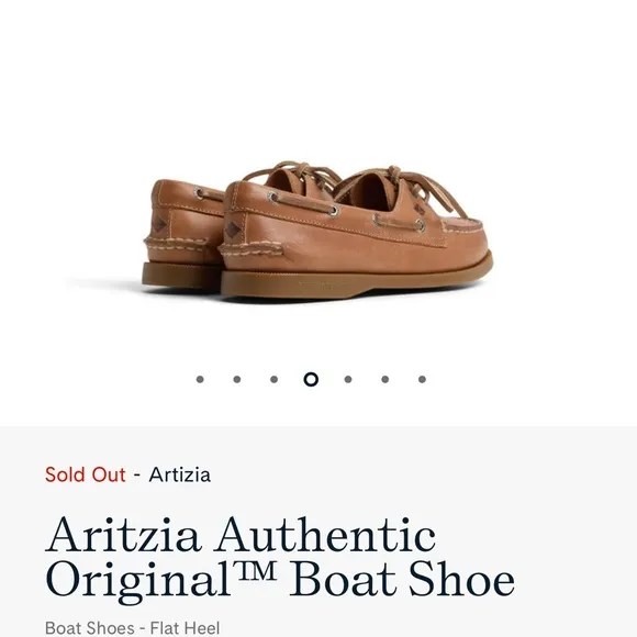 NWT: Sperry x Aritzia Authentic Original™ Brown Boat Shoe