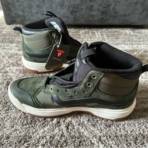NWT Vans Ultrarange UltraCush EXO Hi MTE-1 Shoes Dark Green Mens 8