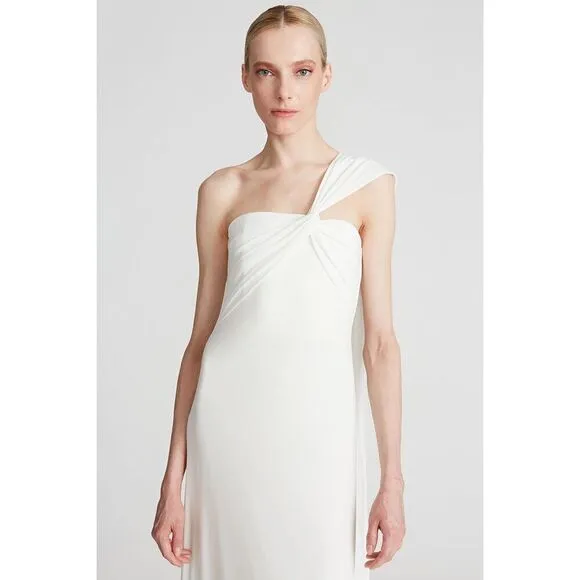 NWT HALSTON BLAINE JERSEY TWIST GOWN SIZE 10 $495