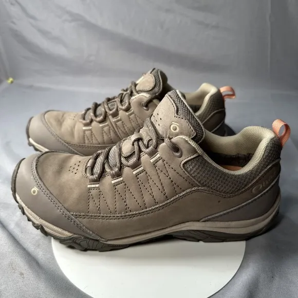 Oboz Ousel Shoes Women 8.5 Trail Hiking Gray Lightweight Outdoor Grip