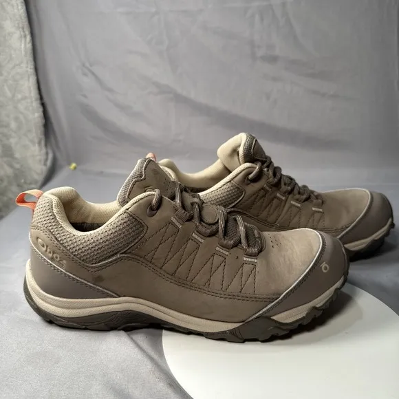 Oboz Ousel Shoes Women 8.5 Trail Hiking Gray Lightweight Outdoor Grip