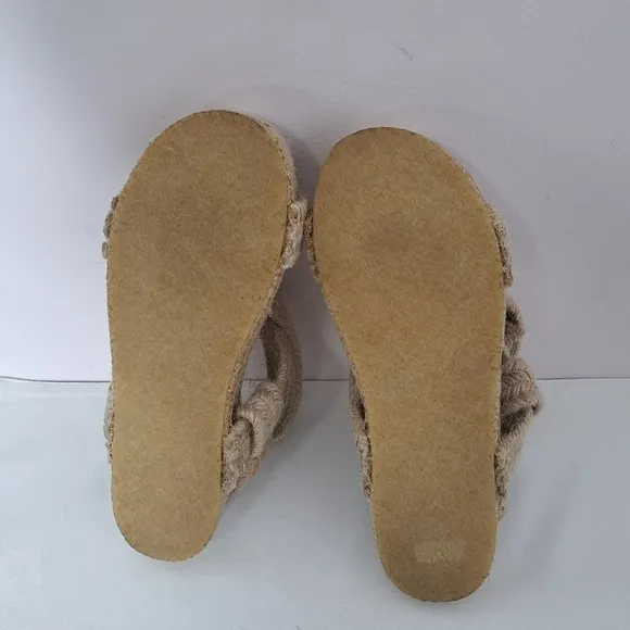 Of Origin Salines jute sandals neutral size 37 NWT