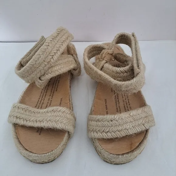 Of Origin Salines jute sandals neutral size 37 NWT