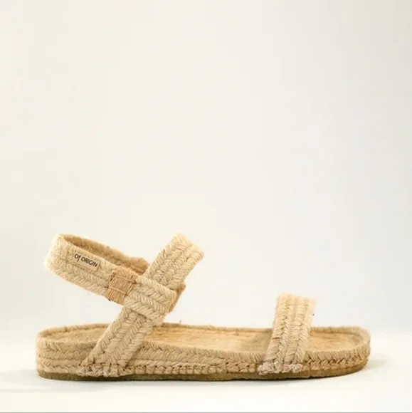 Of Origin Salines jute sandals neutral size 37 NWT