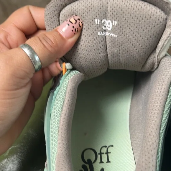 Off-White Multicolor Mesh and Leather Odsy 1000 Sneakers size 39