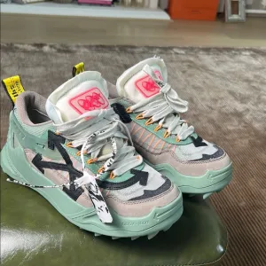 Off-White Multicolor Mesh and Leather Odsy 1000 Sneakers size 39