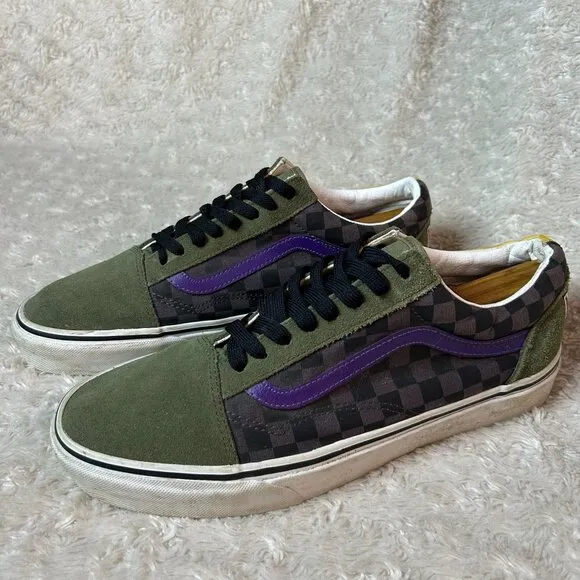 Old Skool 'OTW Rally‎ - Yellow Green' Vans shoe US size 10.5 Men, 12 Women